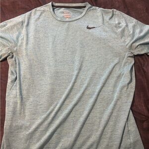 Nike Men's Light Blue Athletic Shirt